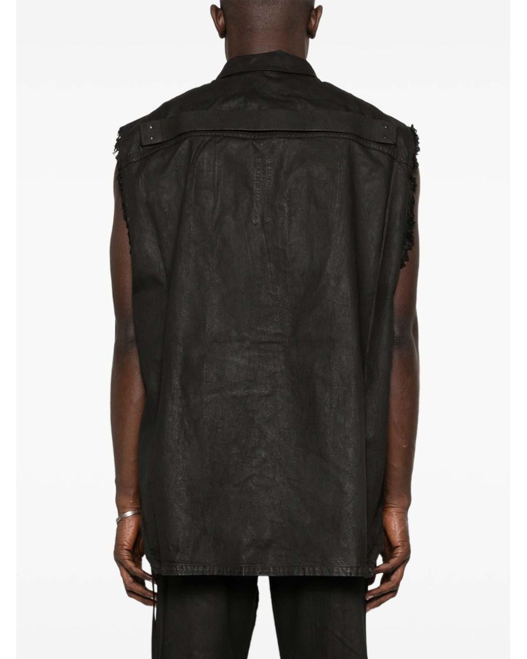 Rick Owens Black Vests for men