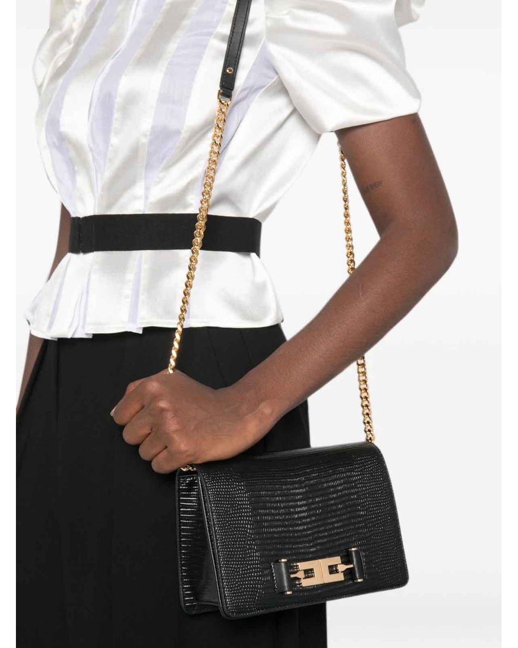 Elisabetta Franchi White Handbag