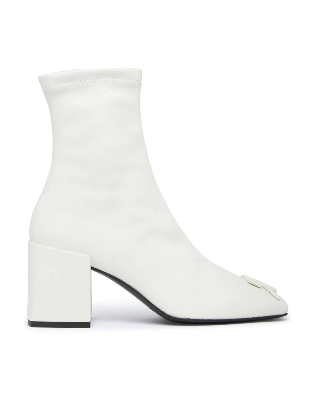 Courreges White Reedition Ac Ankle Boots