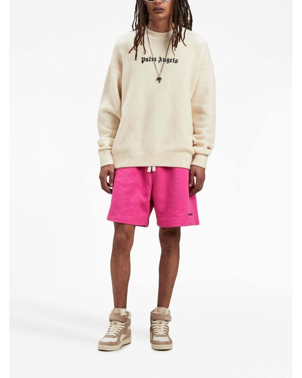 Maglione di Palm Angels in Natural da Uomo