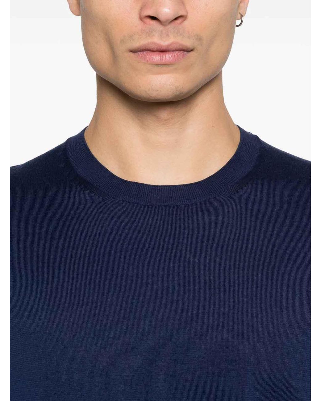Tom Ford Blue Crew Neck Sweater for men