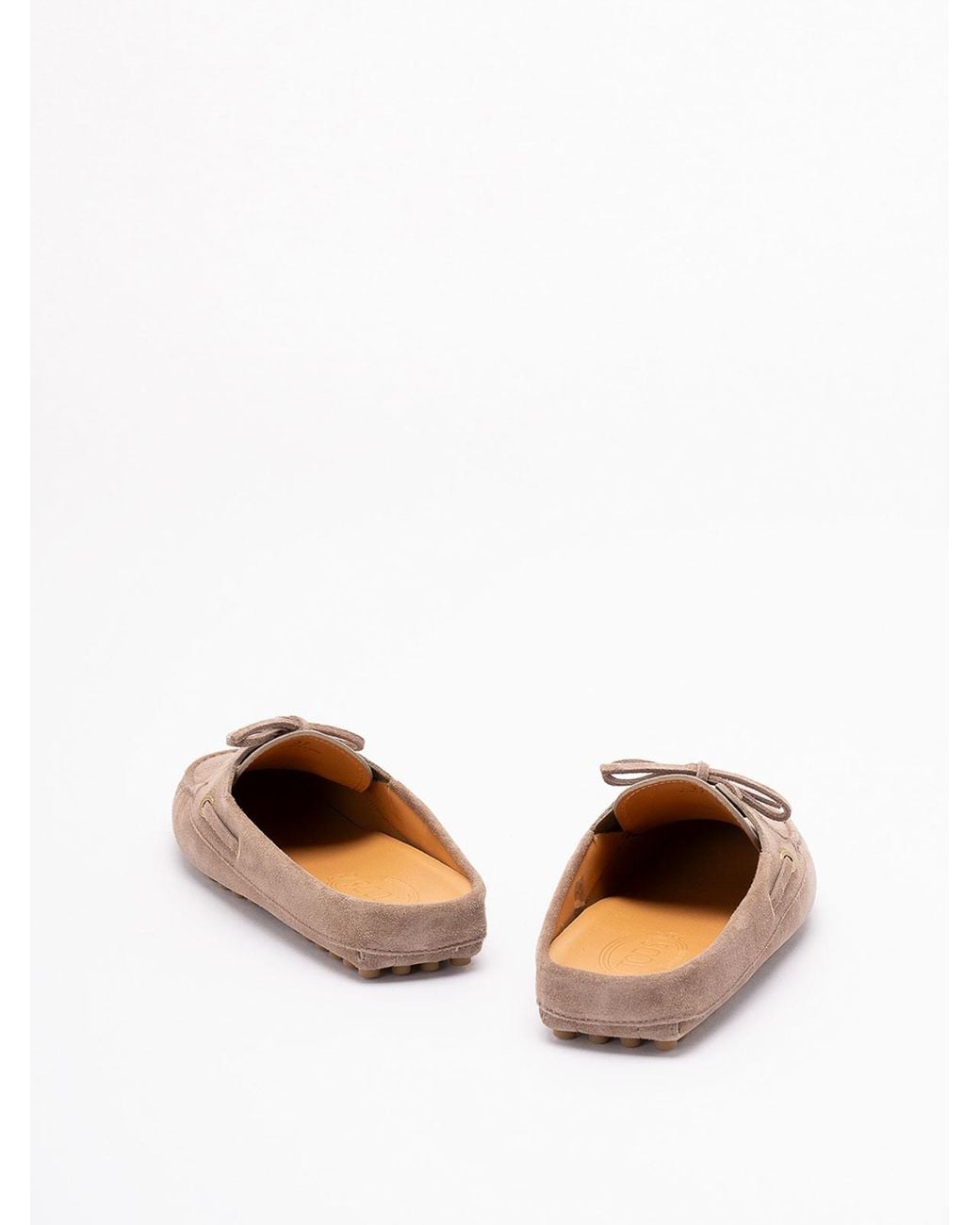 Tod's White Glove Gommino Loafers