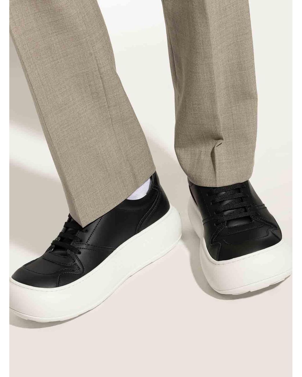 Moschino Black Becco Sneakers for men