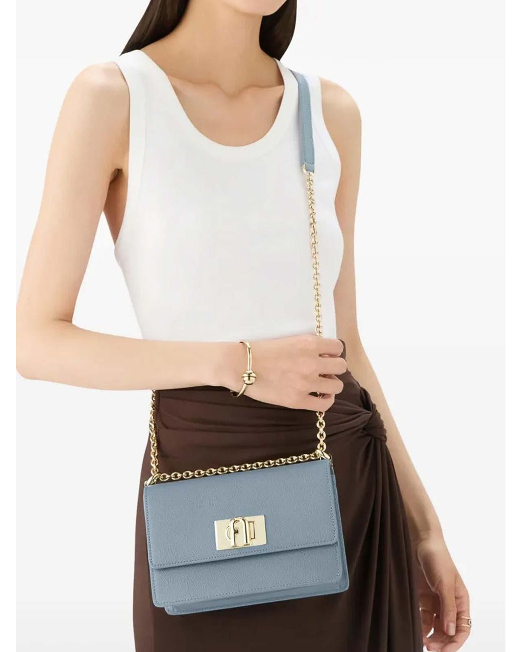 Furla Blue 1927 Mini Crossbody Bag
