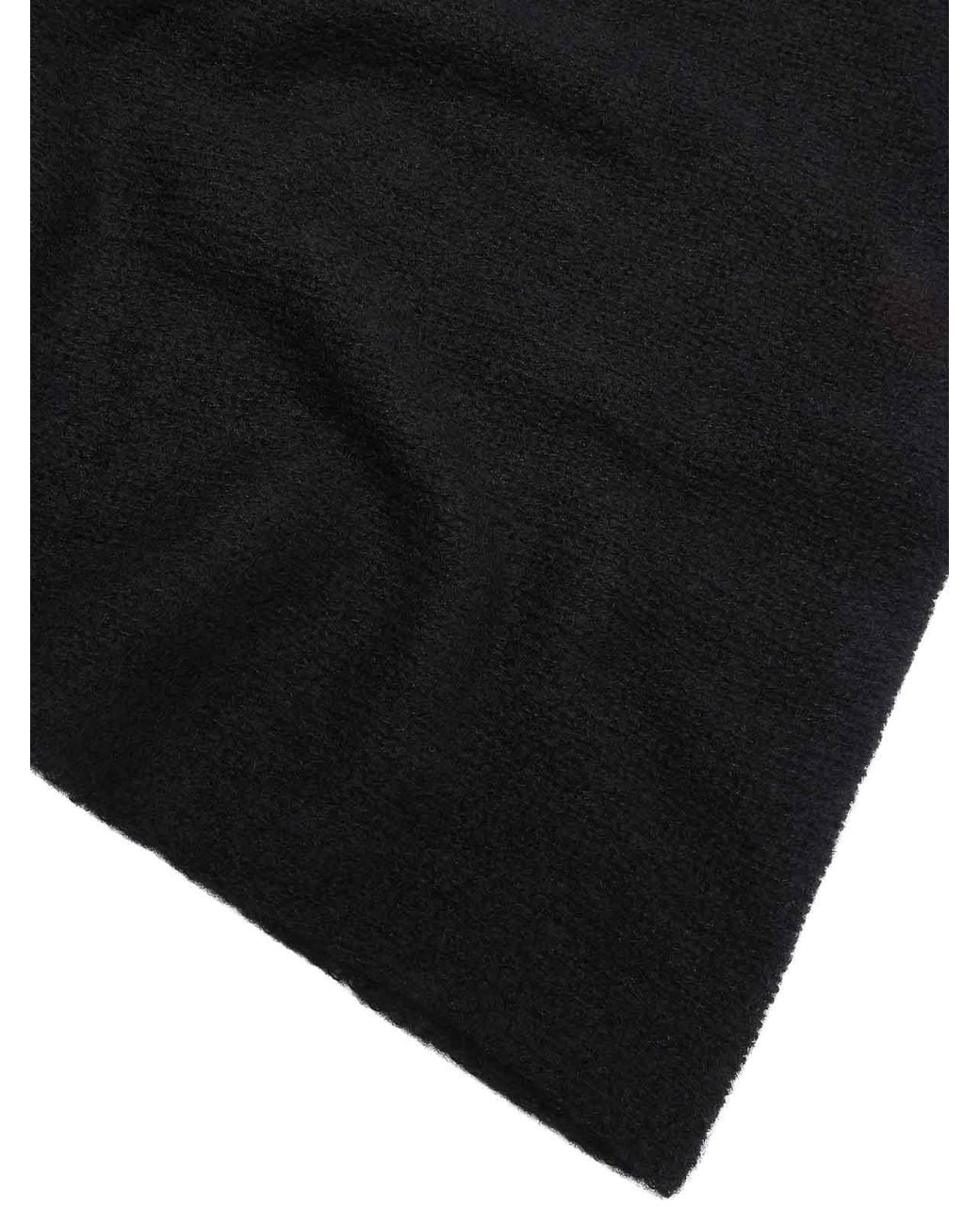 EMERSON RENALDI Black Cashmere Silk Scarf
