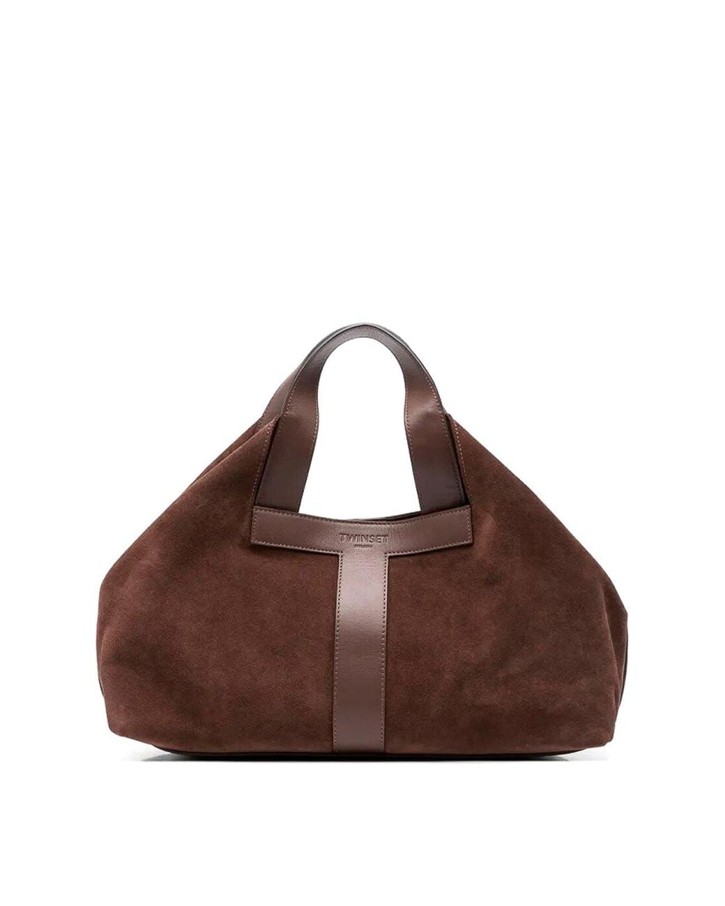 Twinset Brown Tote Bag