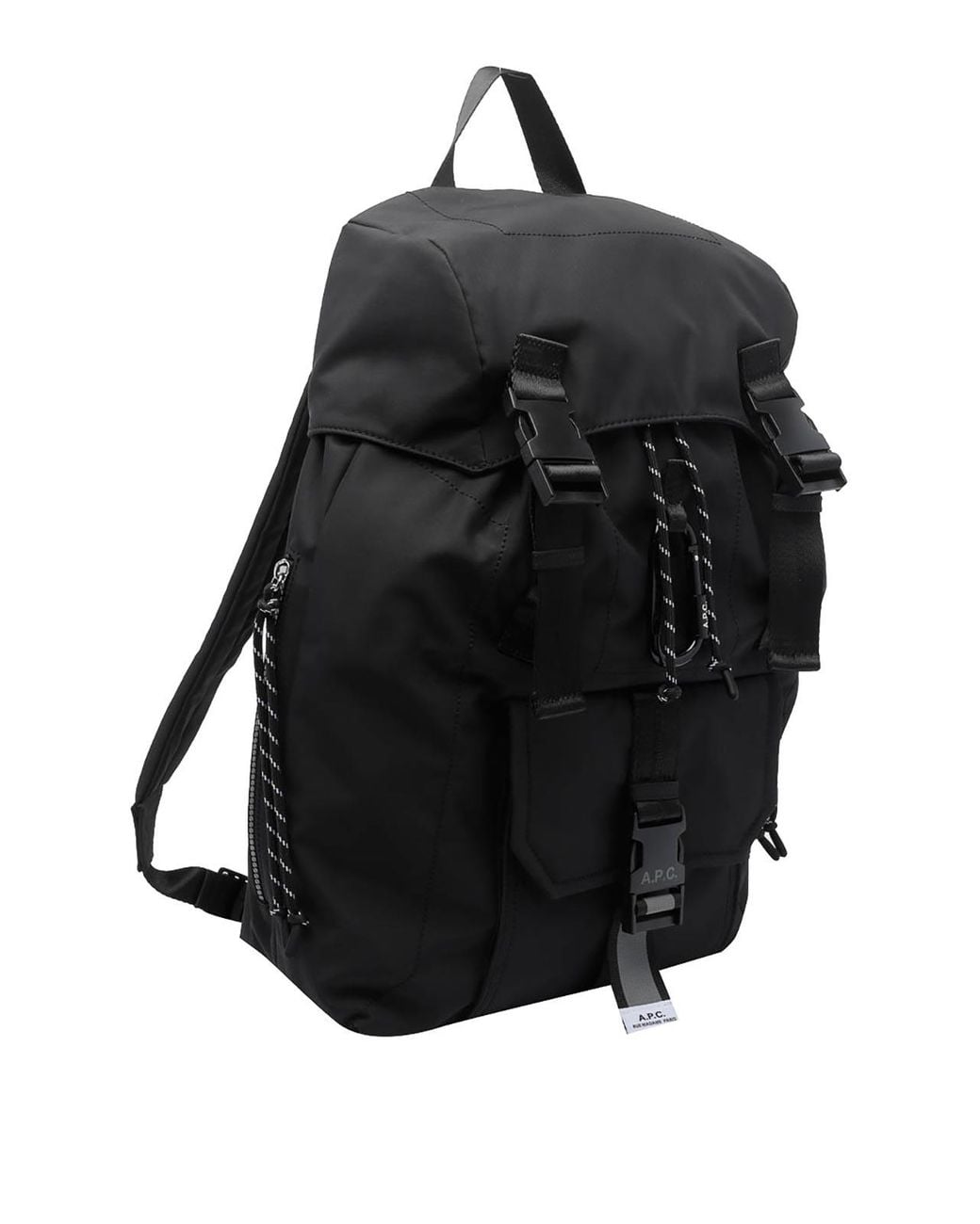 A.P.C. Black Trek Backpack for men