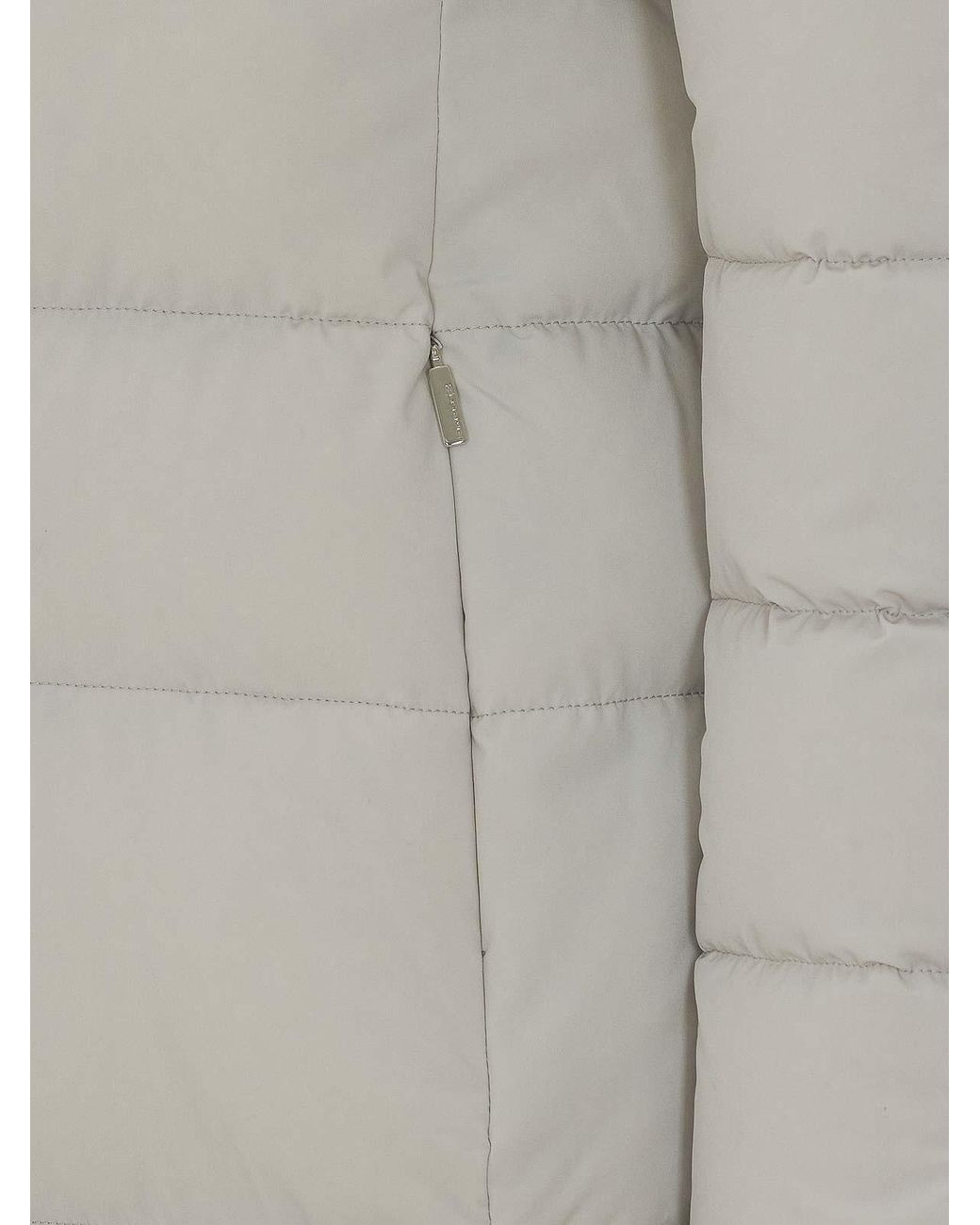 Moorer Gray Ivory Zagara Parka