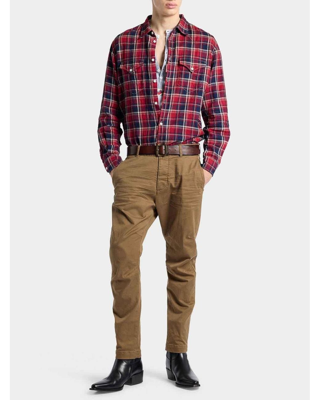 DSquared² Natural Trousers for men