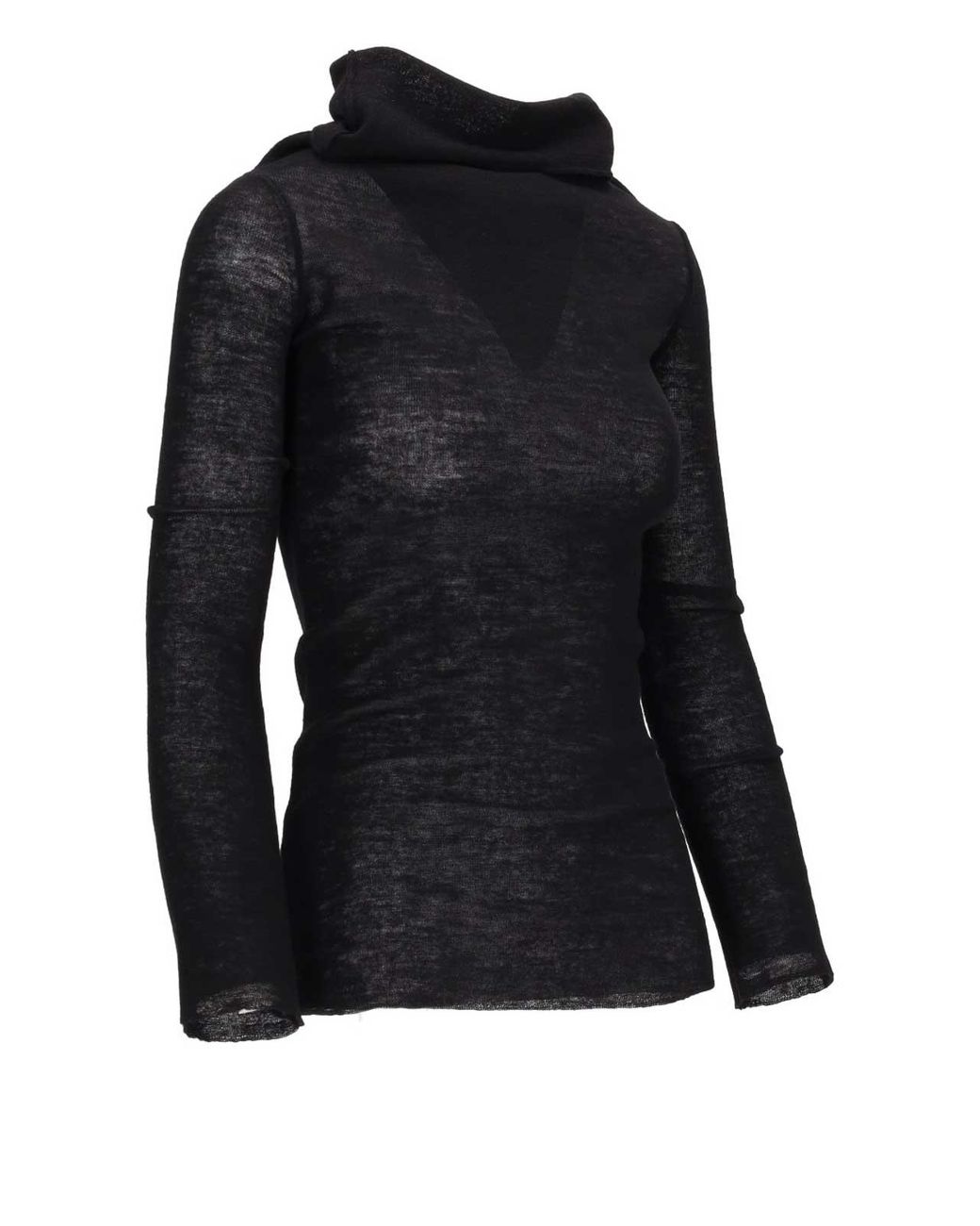Ann Demeulemeester Black Knitted Top