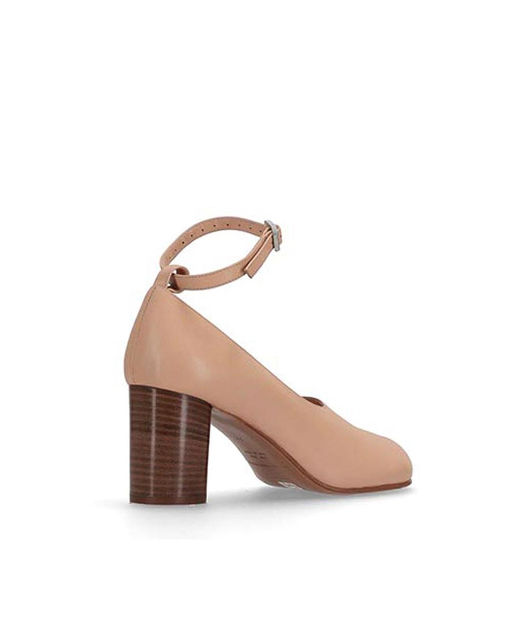 Niccolò Pasqualetti Pink Obliqua Block Heel Pumps