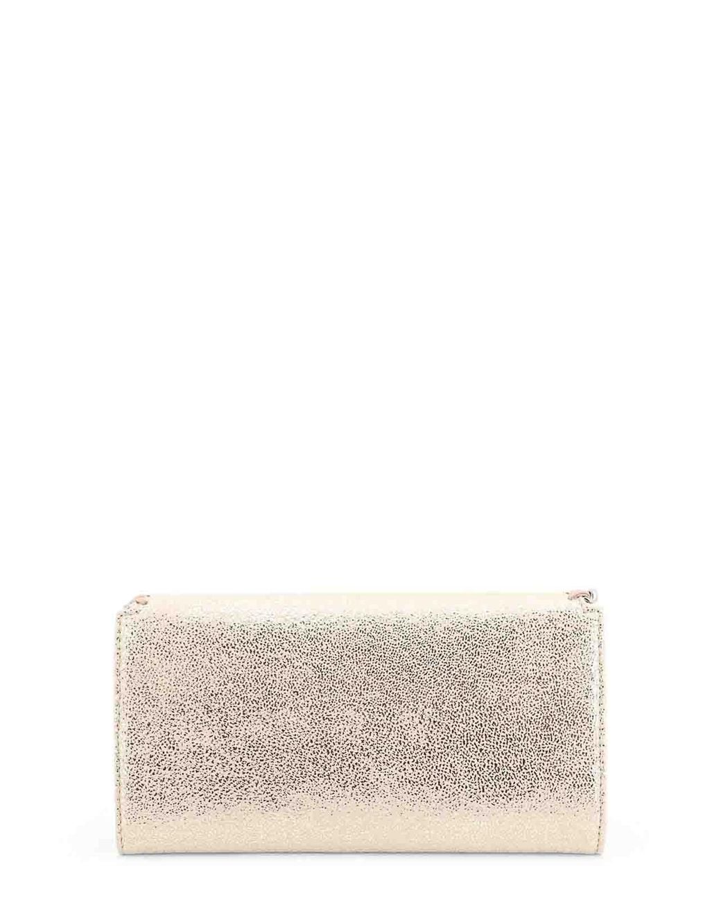 Stella McCartney White Falabella Continental Wallet Shoulder Bag