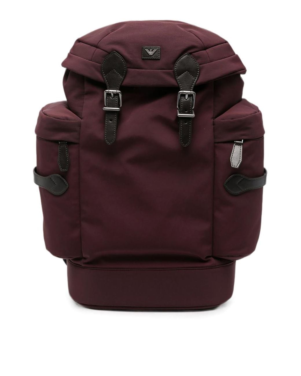 Emporio Armani Red Nylon Backpack for men