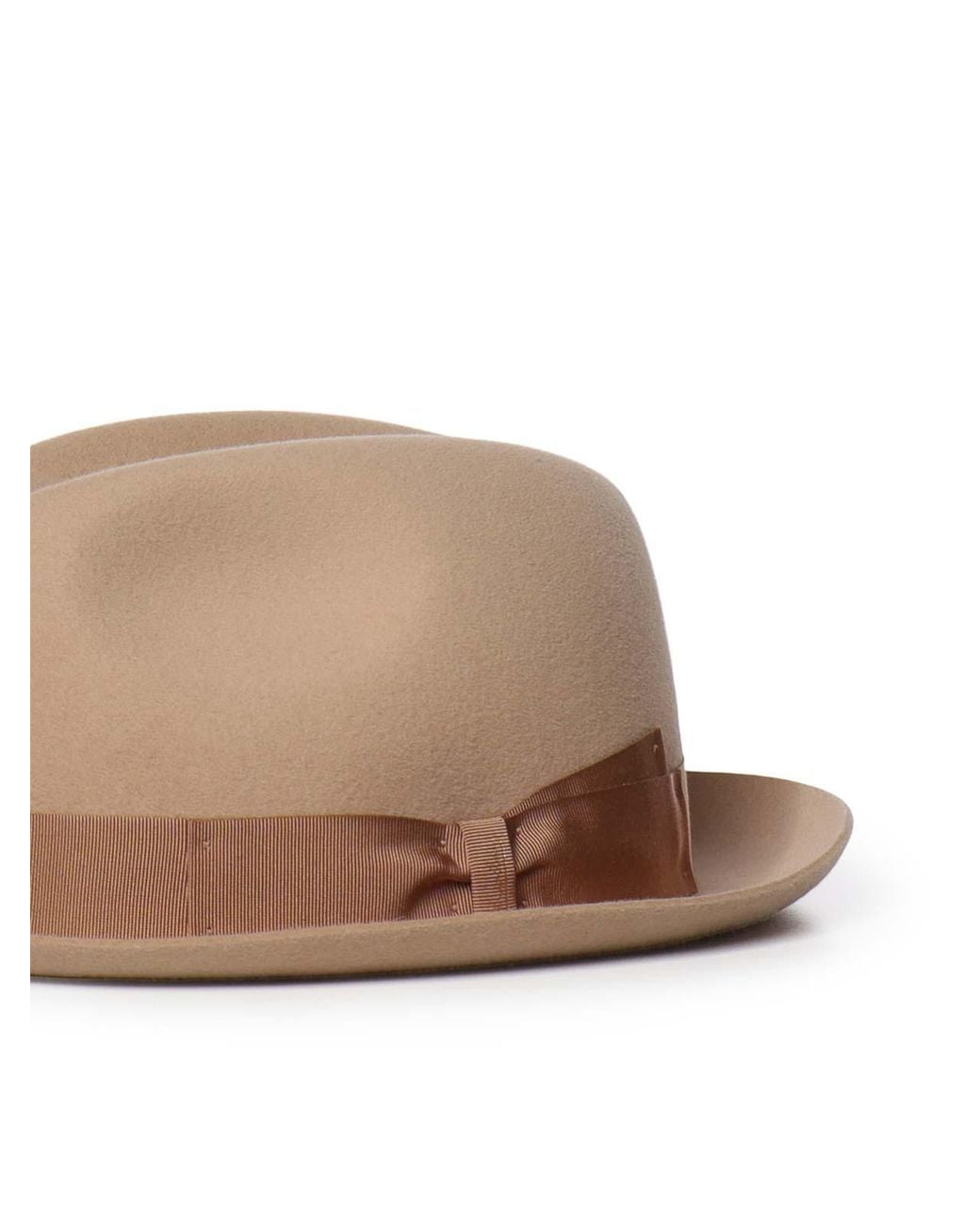 Borsalino Brown Giacomo Felt Hat for men