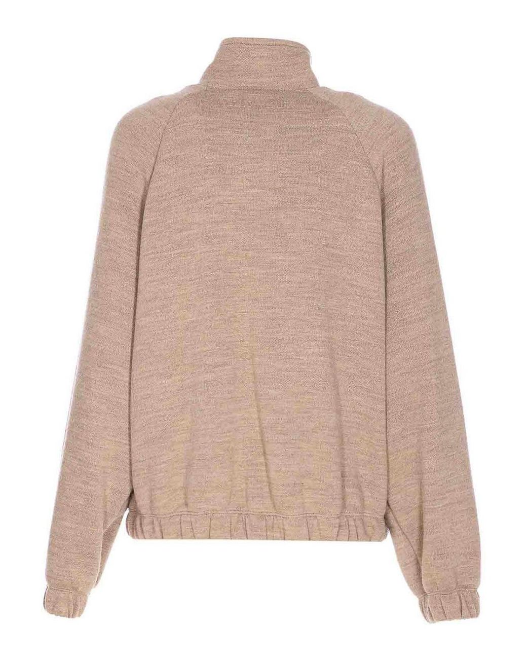 Max Mara Pink Frine Zip Sweatshirt