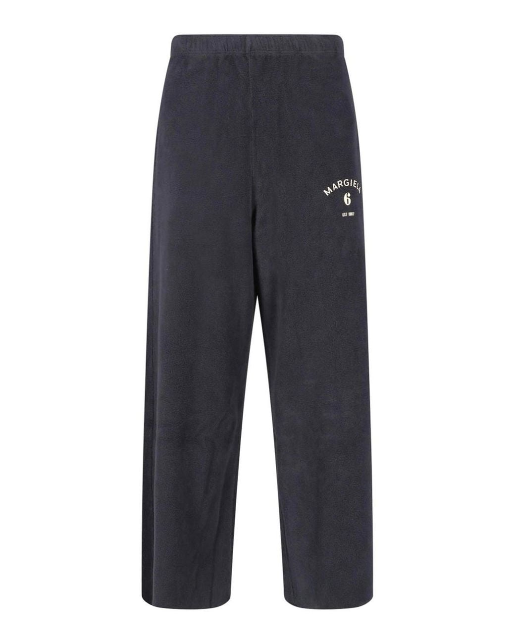 MM6 by Maison Margiela Blue Logo Sweatpants for men