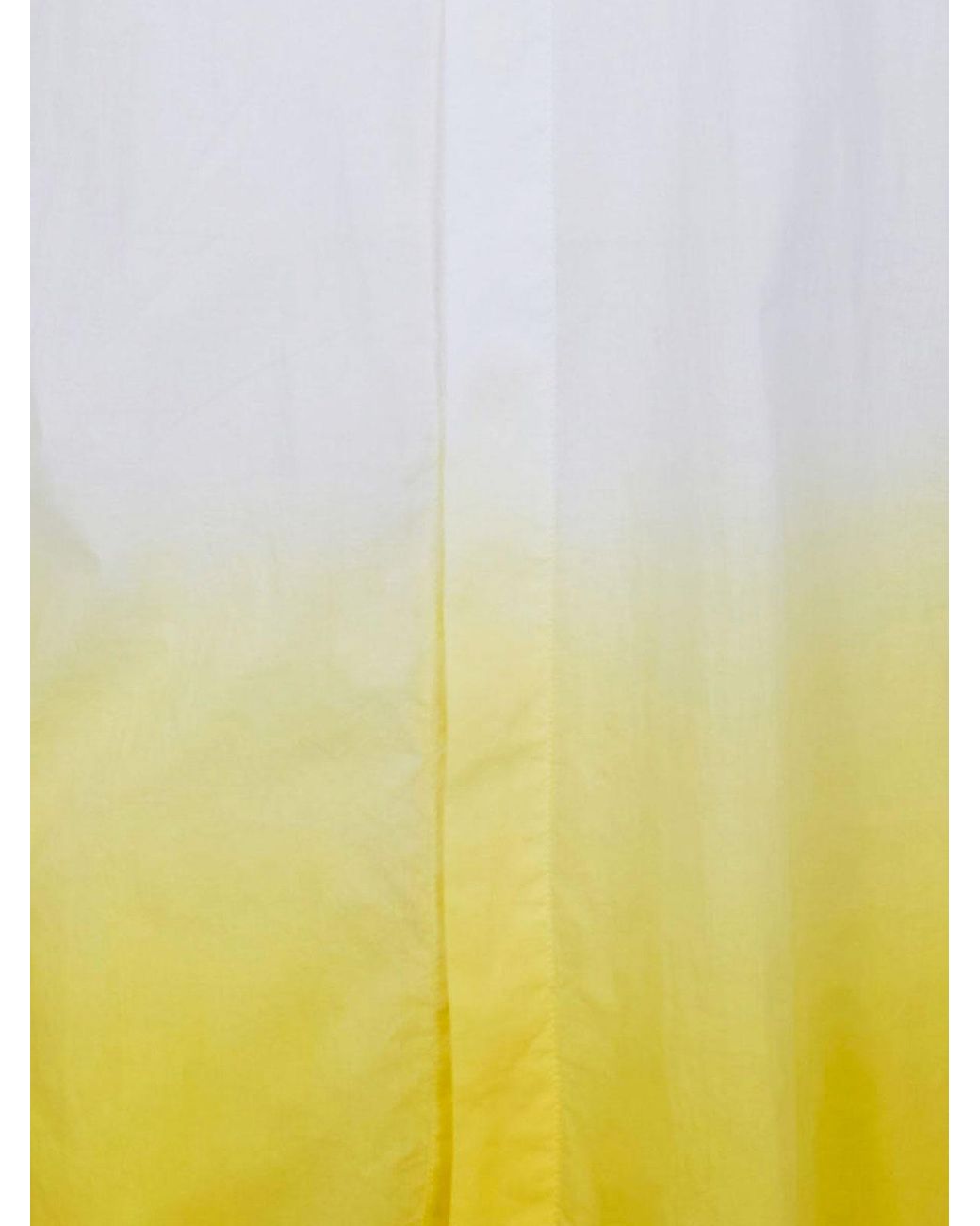 Maria Calderara White Shaded Cotton Muslin Shirt