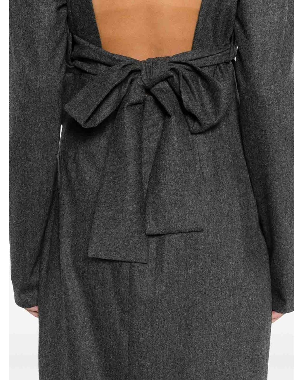 Khaite Gray Aubrey Dress