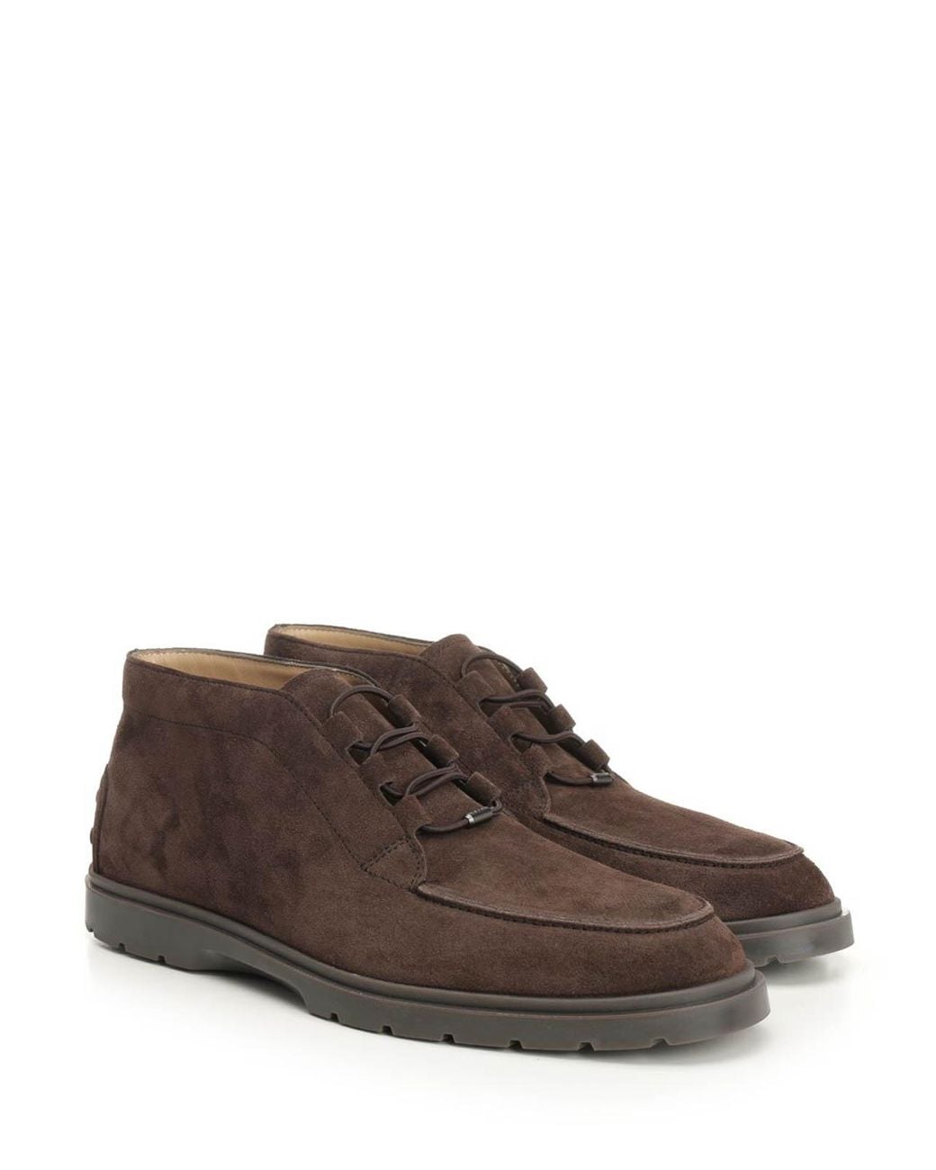 Tod's Brown Suede Ankle Boot for men