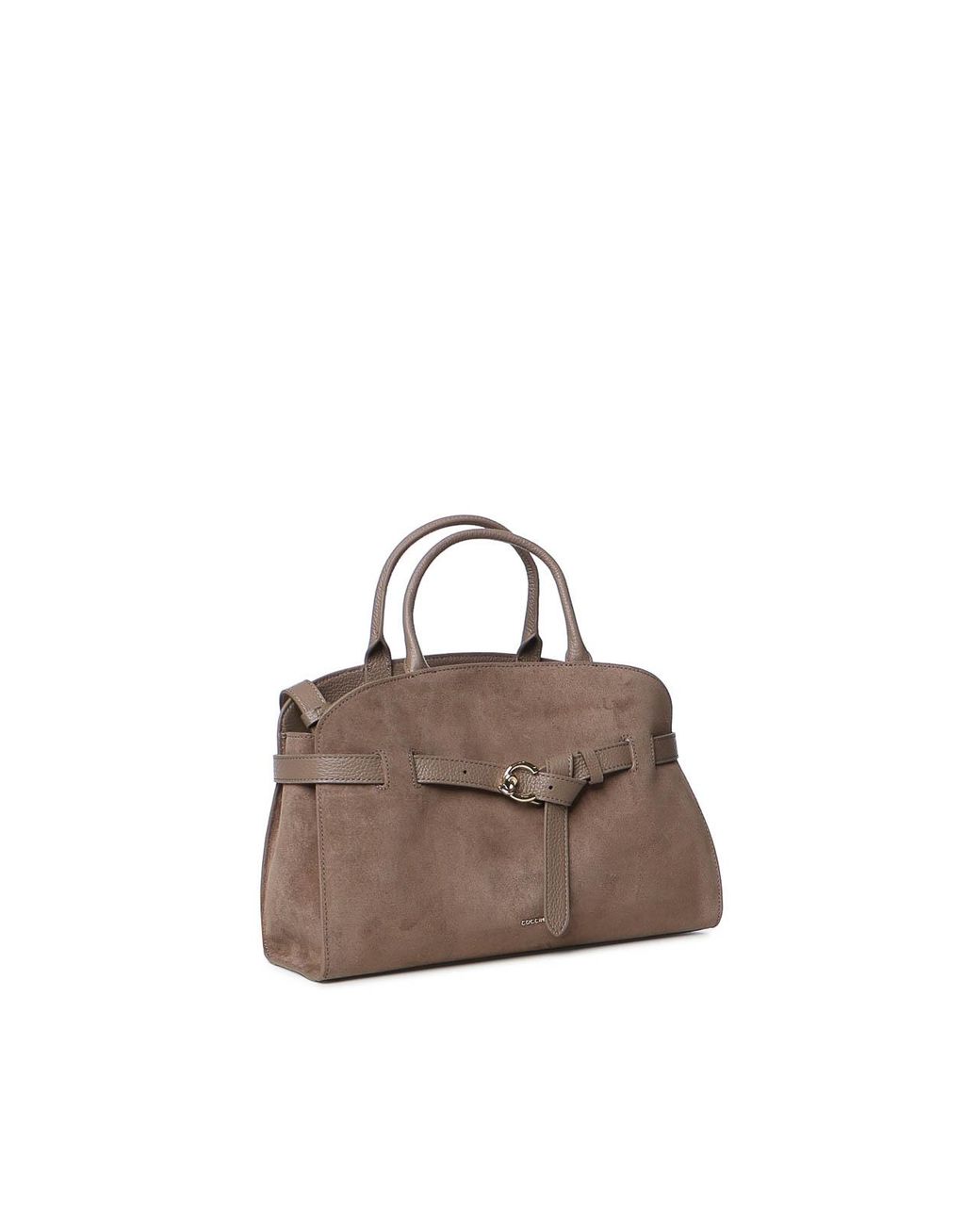 Coccinelle Brown Sabine Medium Suede Bag