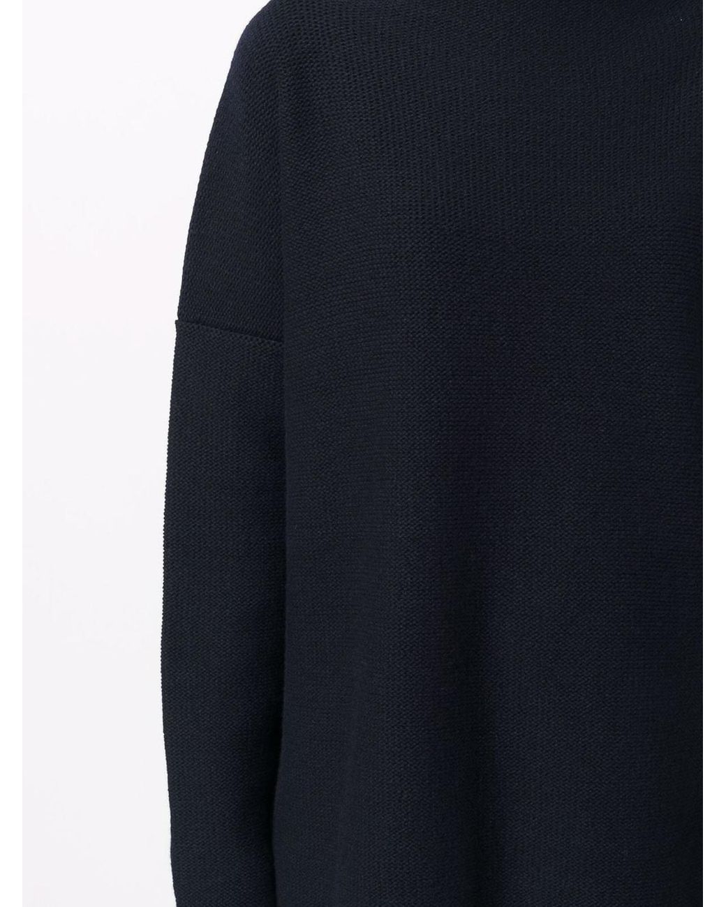 Daniela Gregis Blue High Neck Wool Sweater