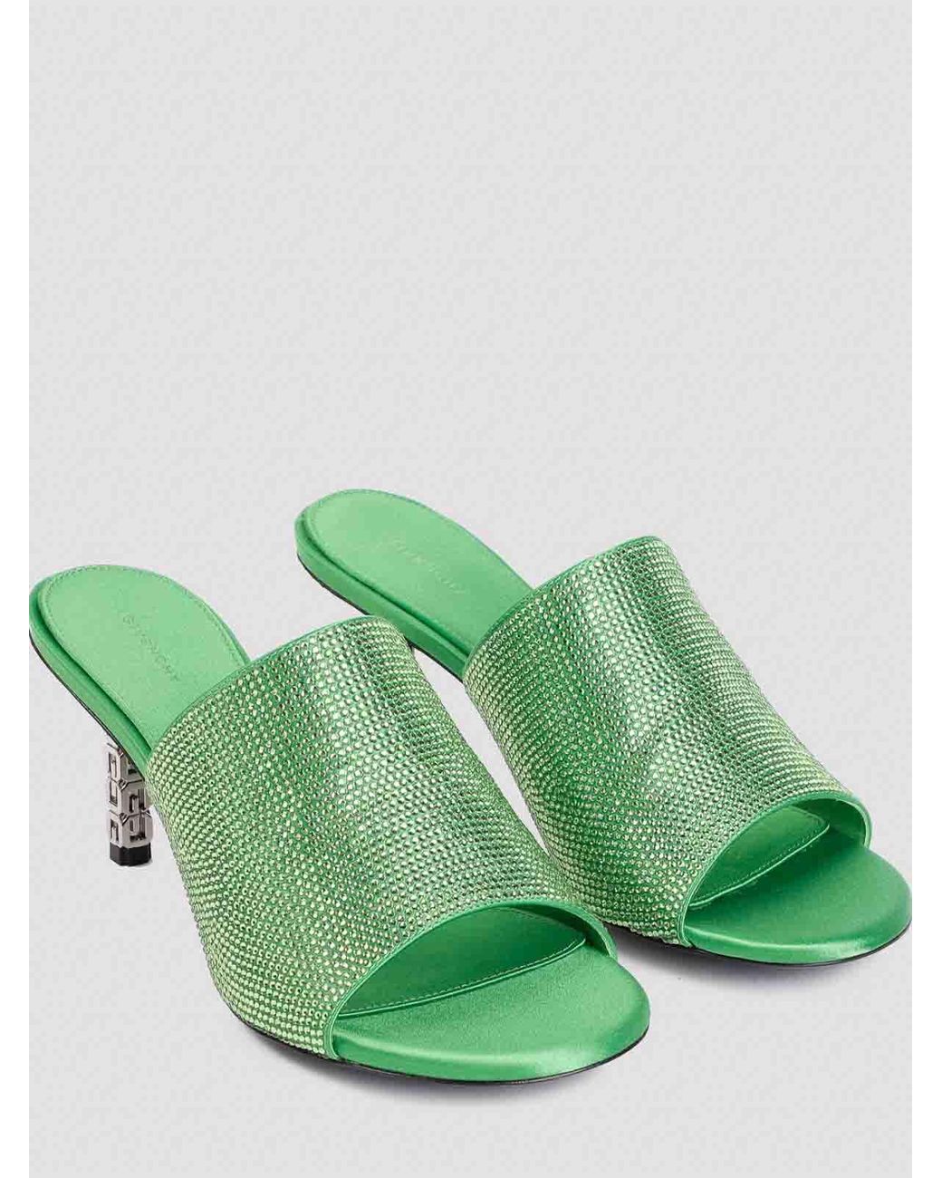 Givenchy Green G Cube Mules