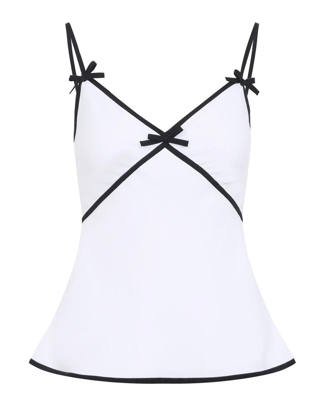 Moschino White Sleeveless Tops