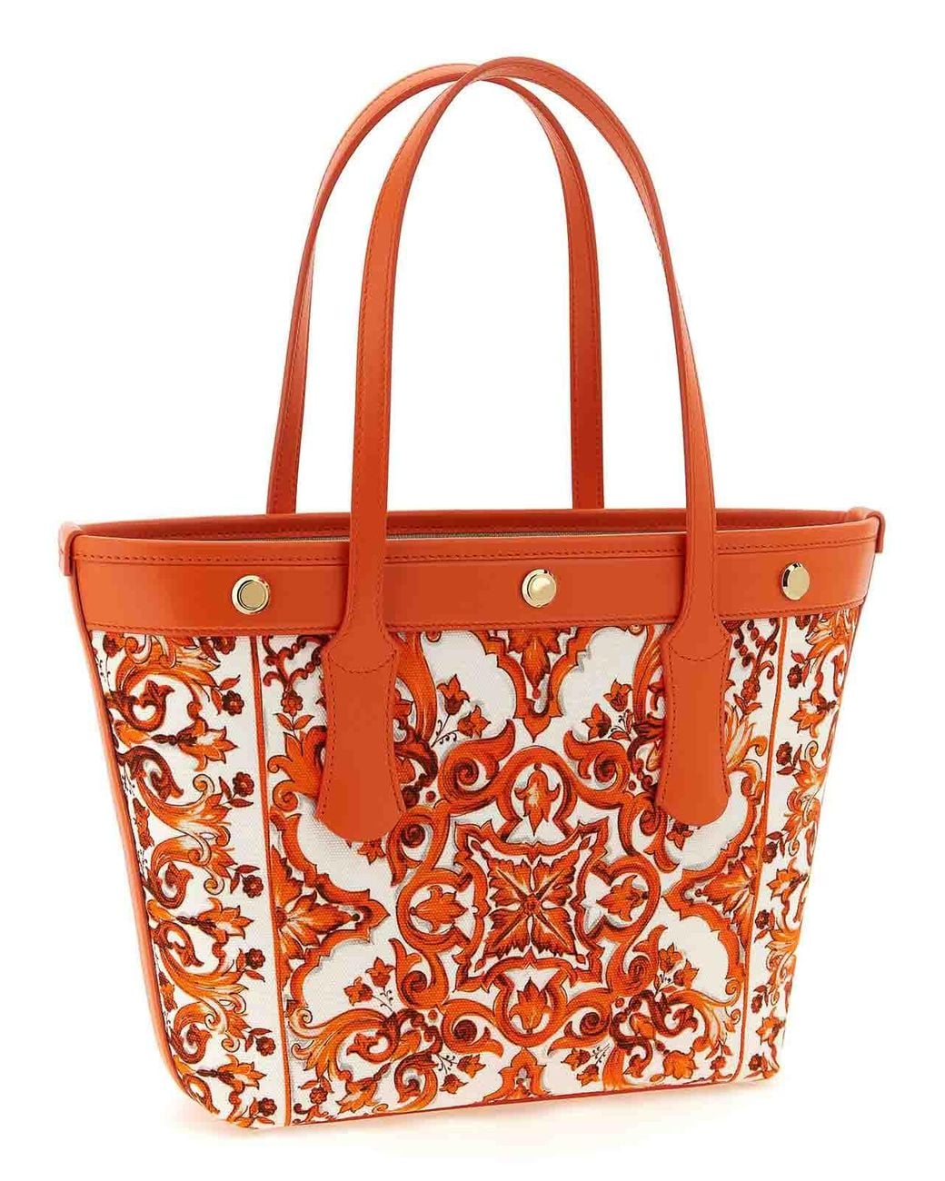 Dolce & Gabbana Orange Atene' Shopping Bag