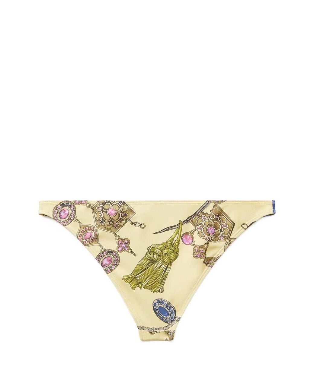 Versace Yellow Bikini Bottoms