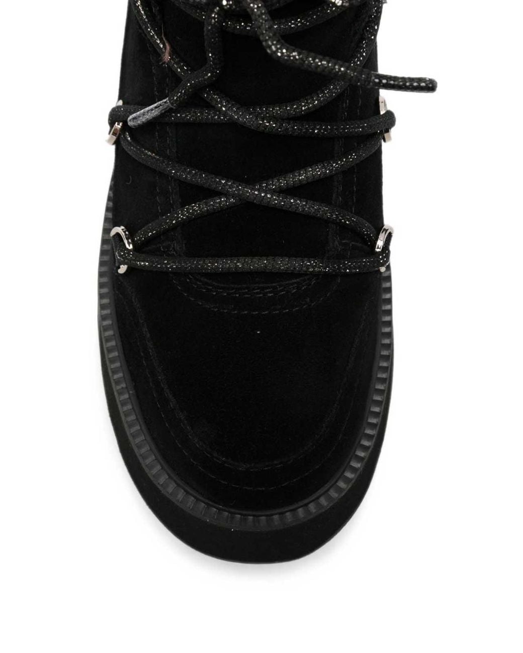 Pinko Black Lace-Up Shoes