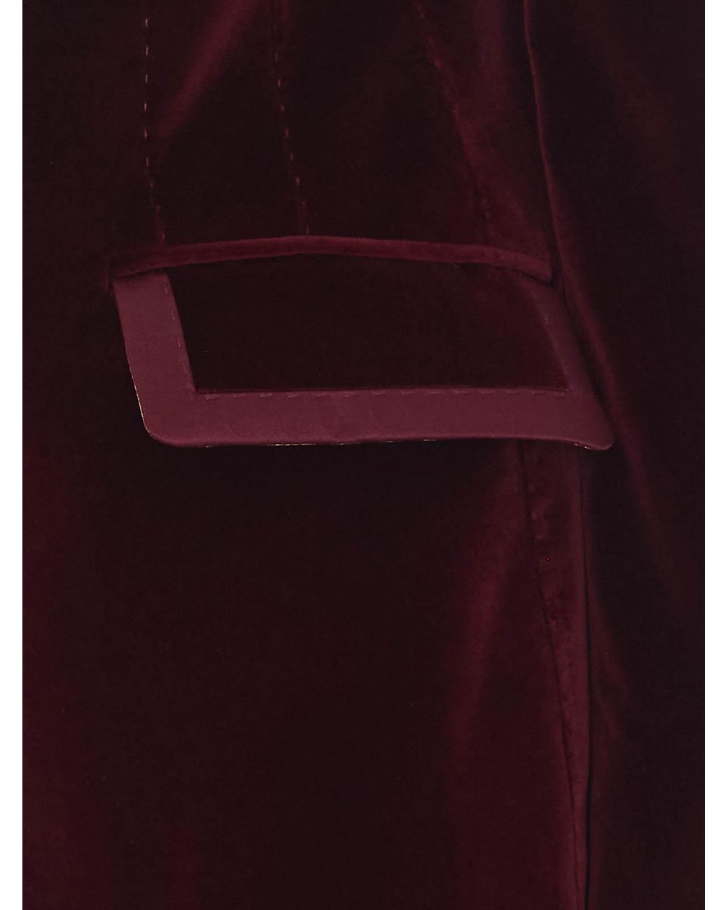 Dolce & Gabbana Purple Single Breasted Velvet Jacket