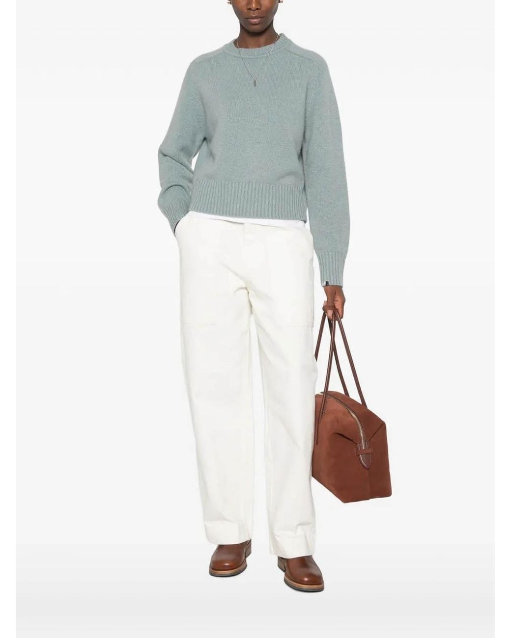 Extreme Cashmere Green Sweater Please