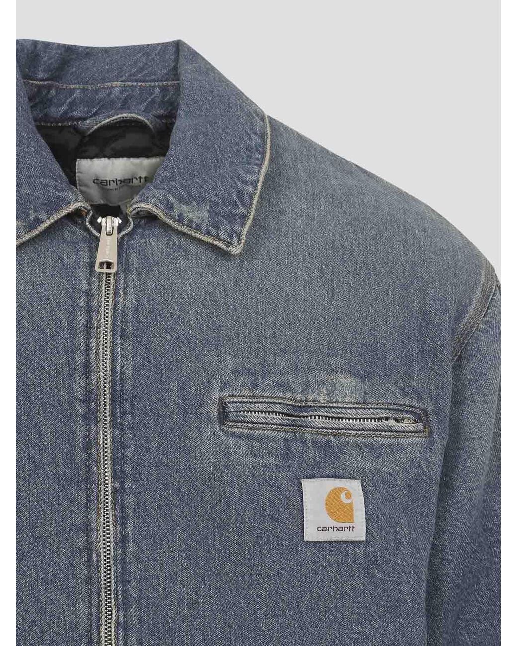 Carhartt Blue Og Detroit Jacket for men