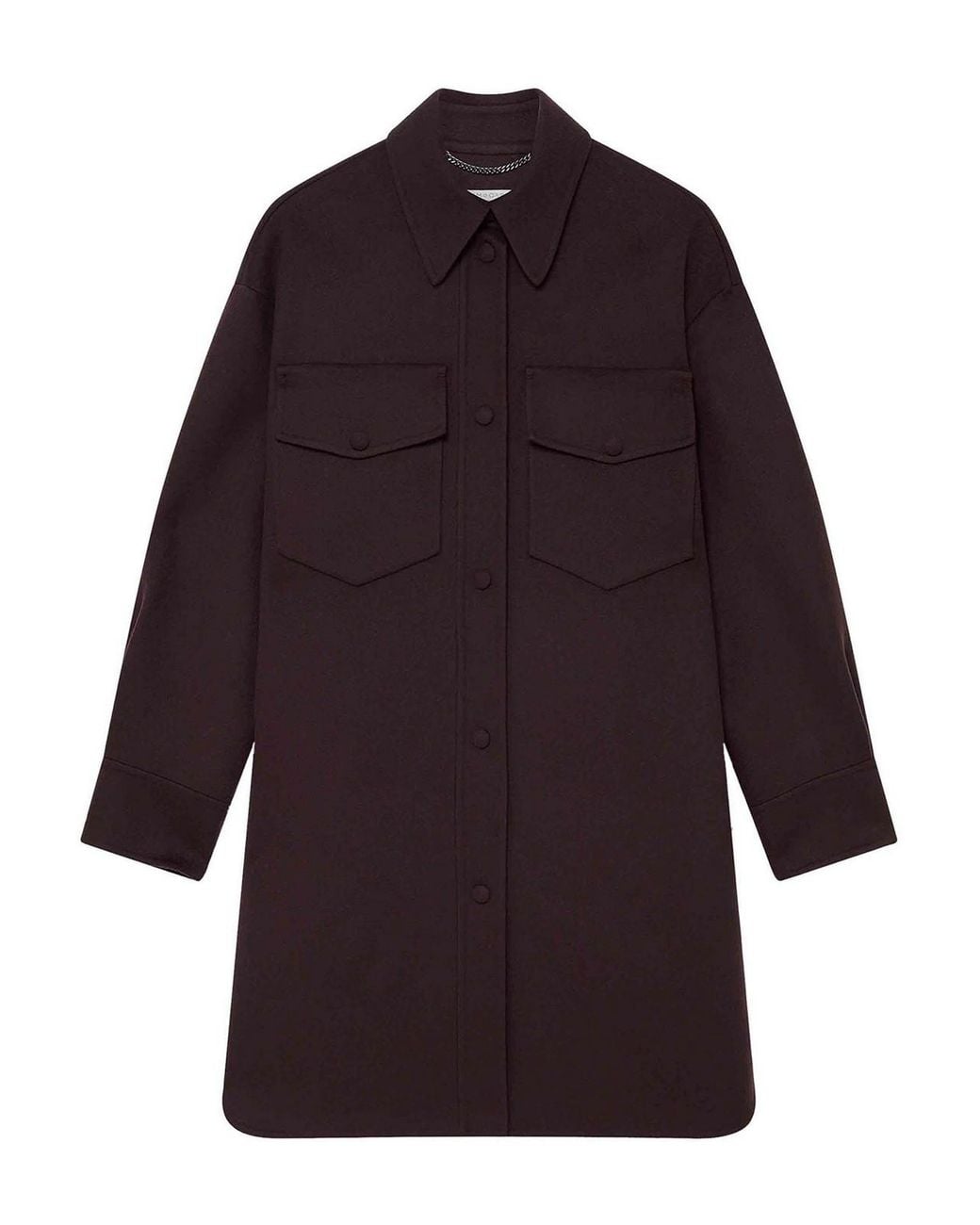 Stella McCartney Purple Press-Stud Fastening Overshirt