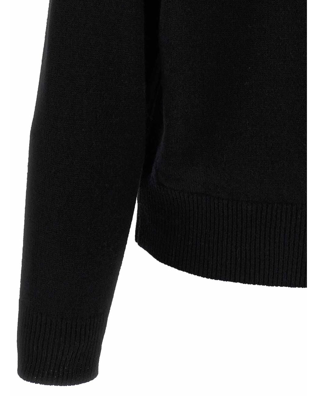 Pull Col Rond LARMERI STUDIO en coloris Black