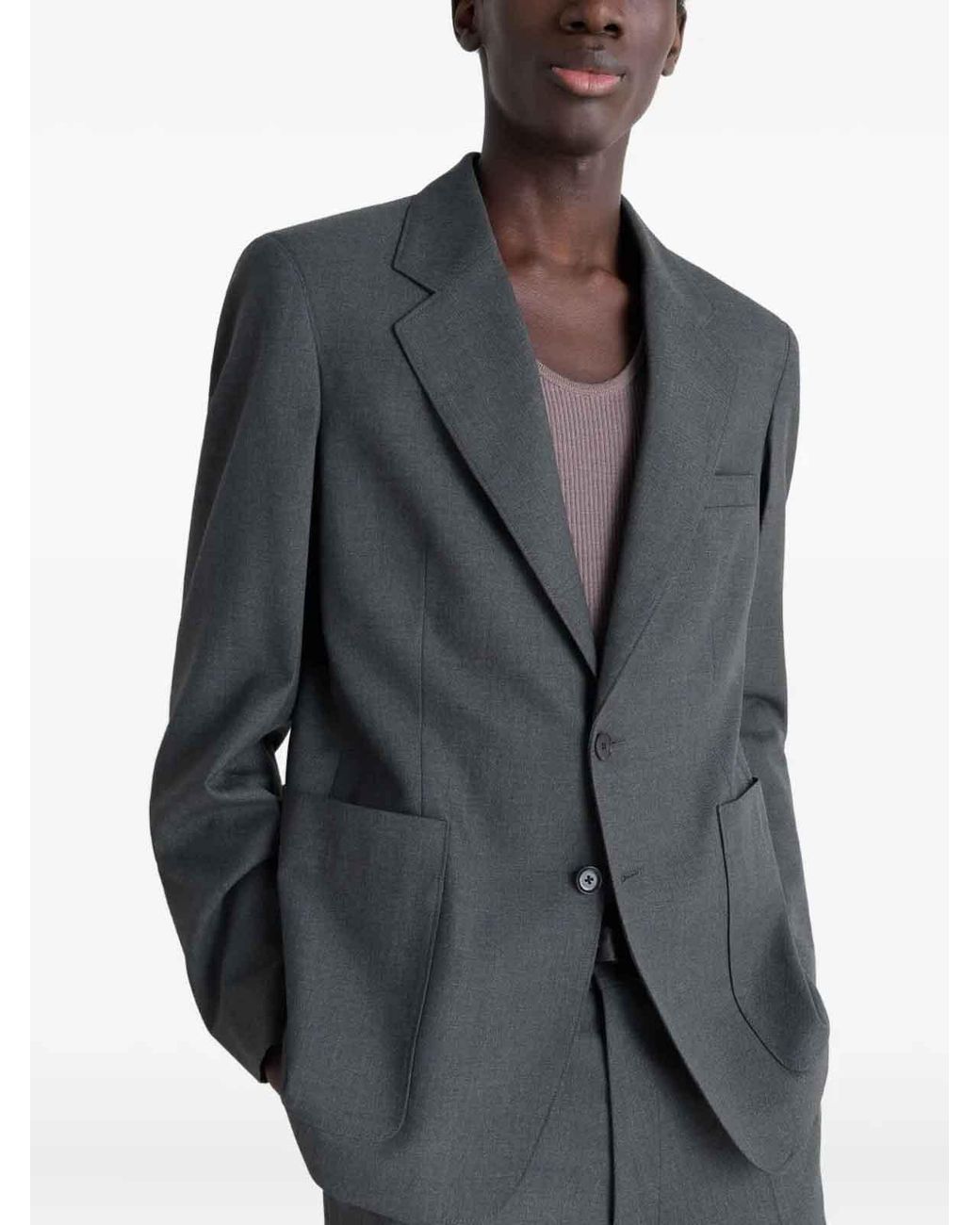 Lemaire Black Tailored Blazer