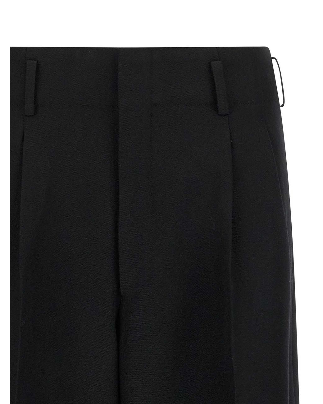 Comme des Garçons Black Cropped Trousers