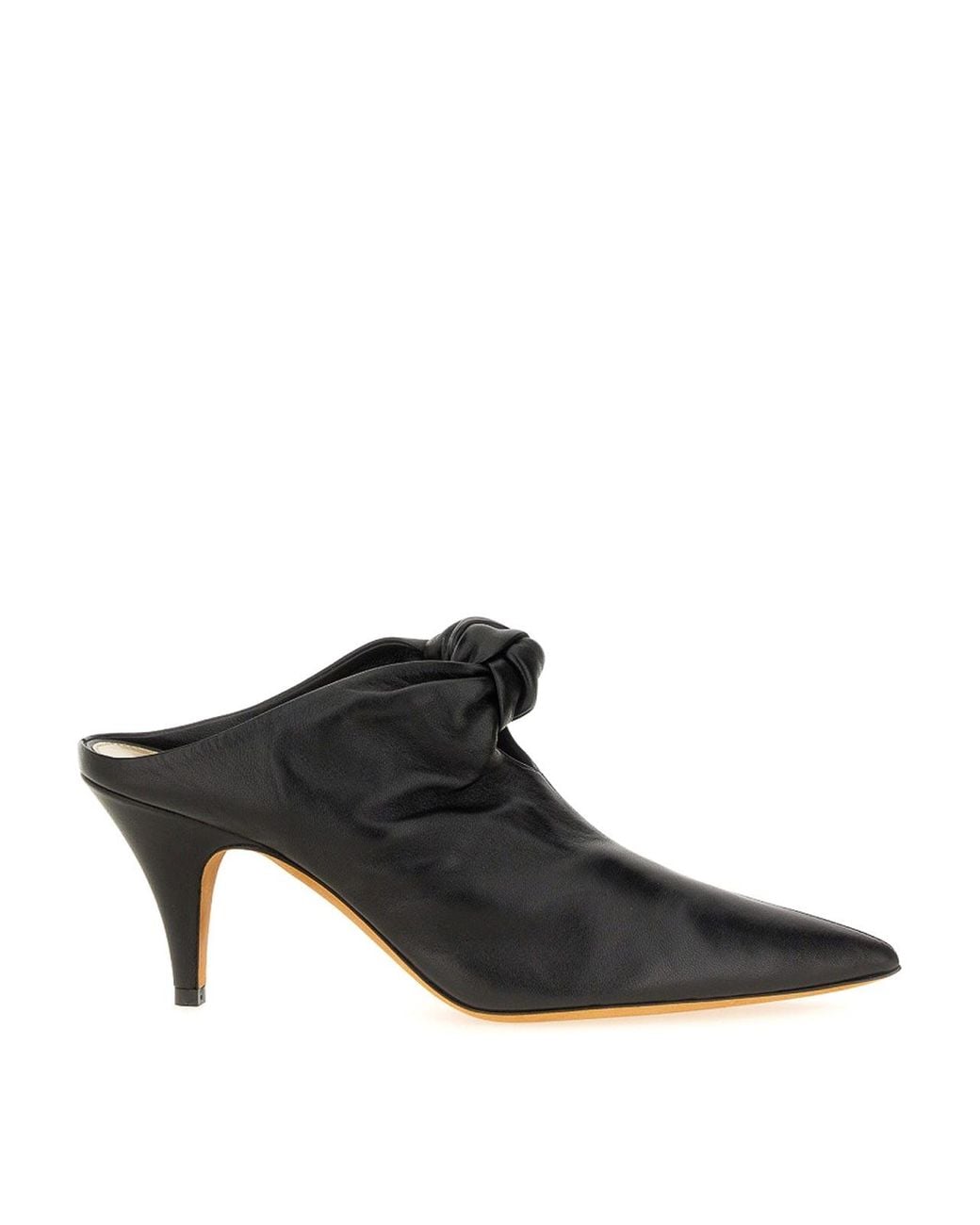 Khaite Black Mules