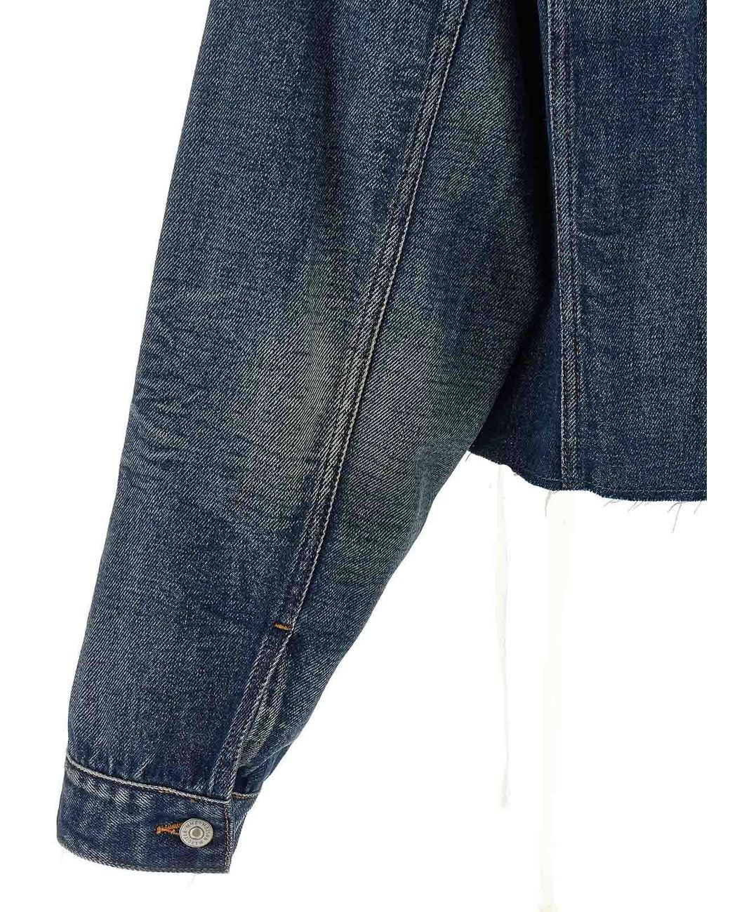MM6 by Maison Margiela Blue Tape Denim Jacket