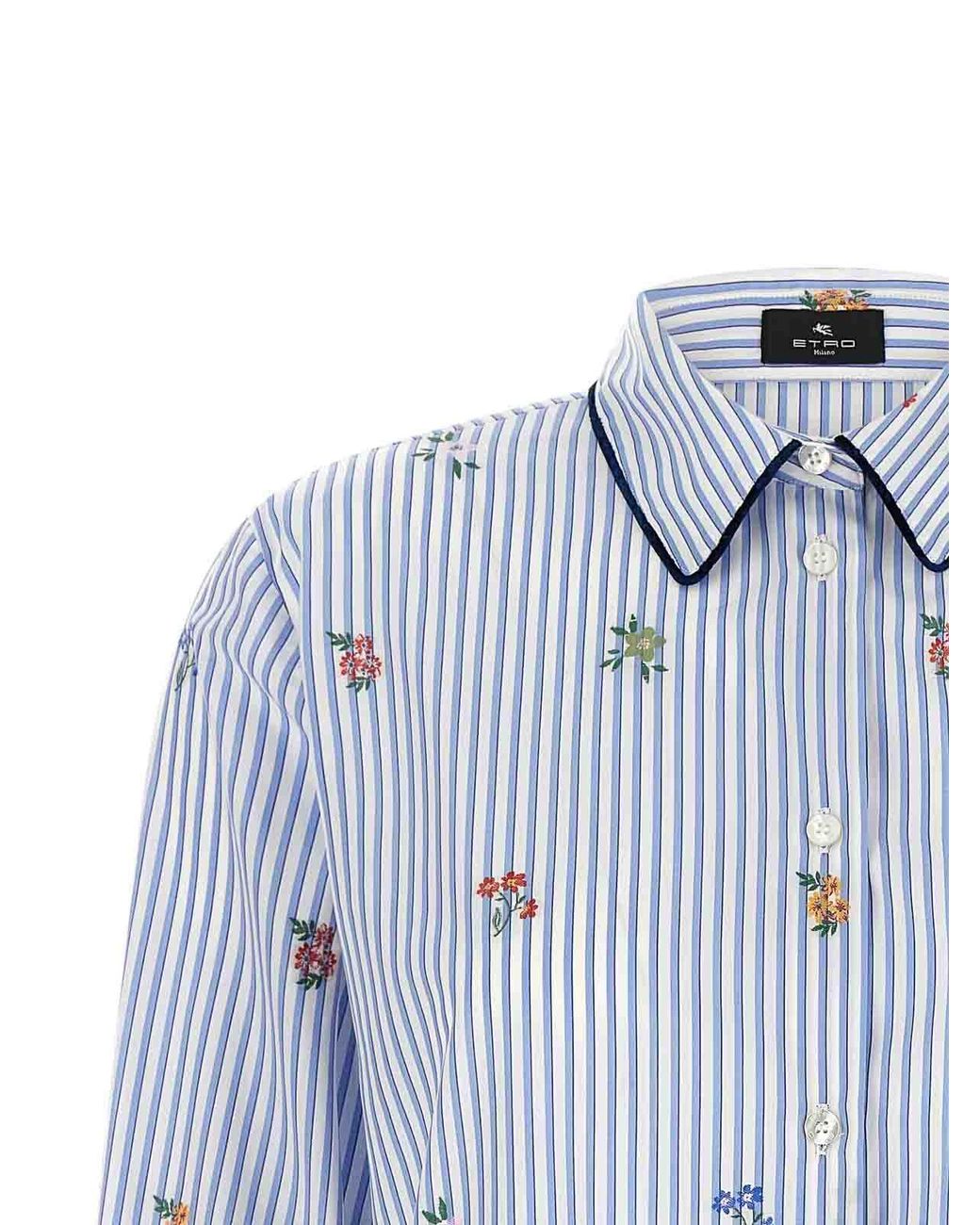 Etro Blue Hemd