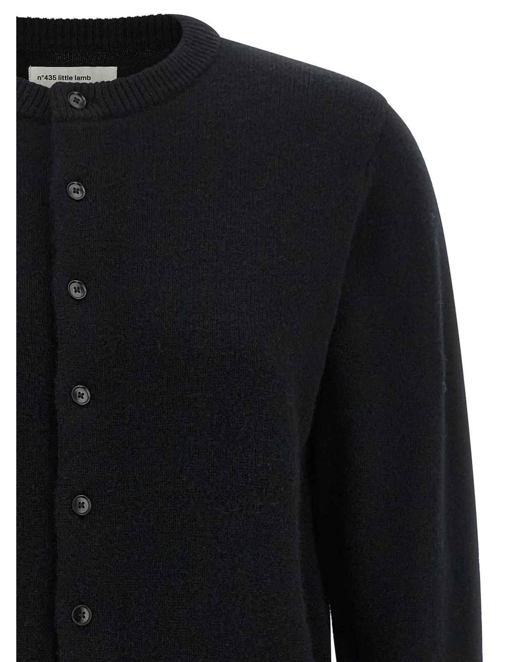Extreme Cashmere Black N435 Little Lamb Cardigan