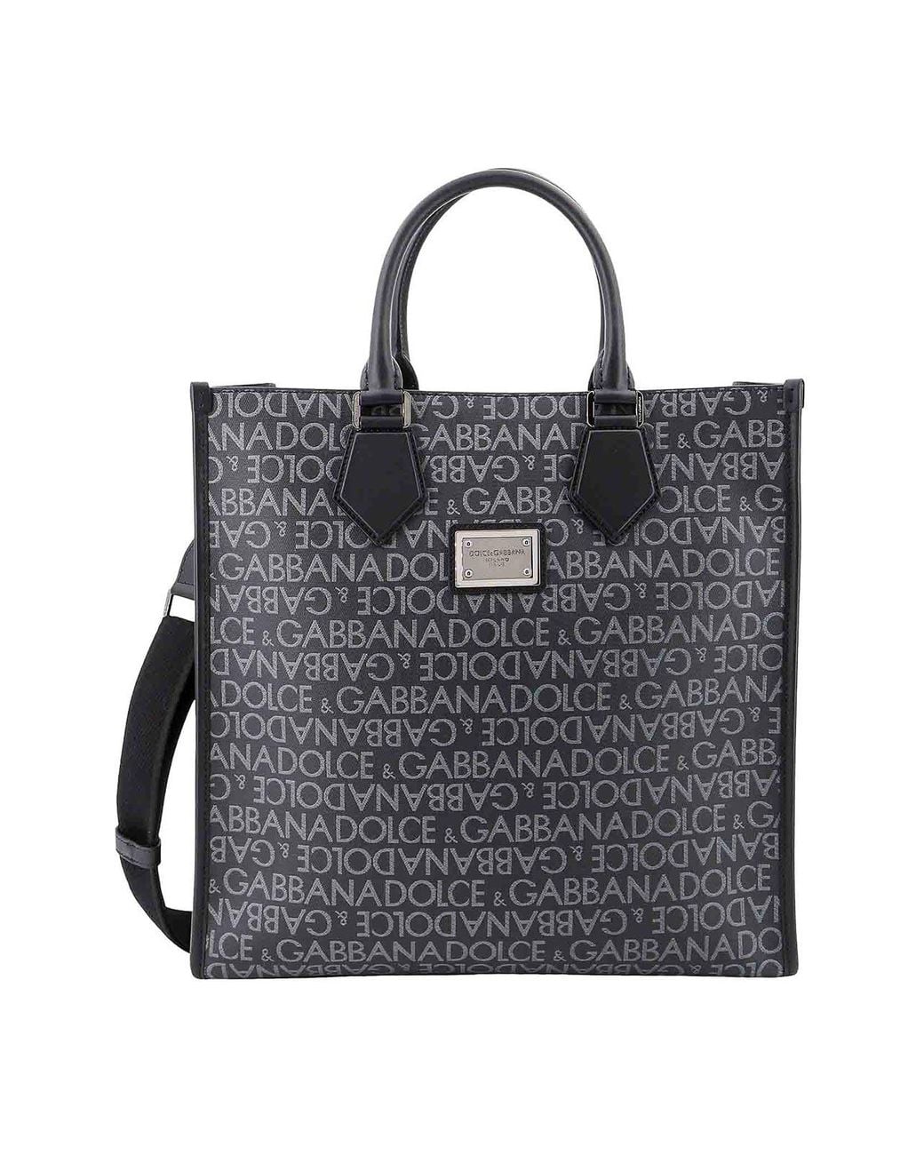 Dolce & Gabbana Black Tote Bags for men