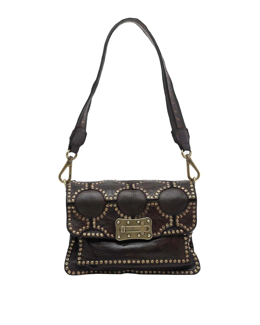Campomaggi Black Small Agnese Crossbody Bag
