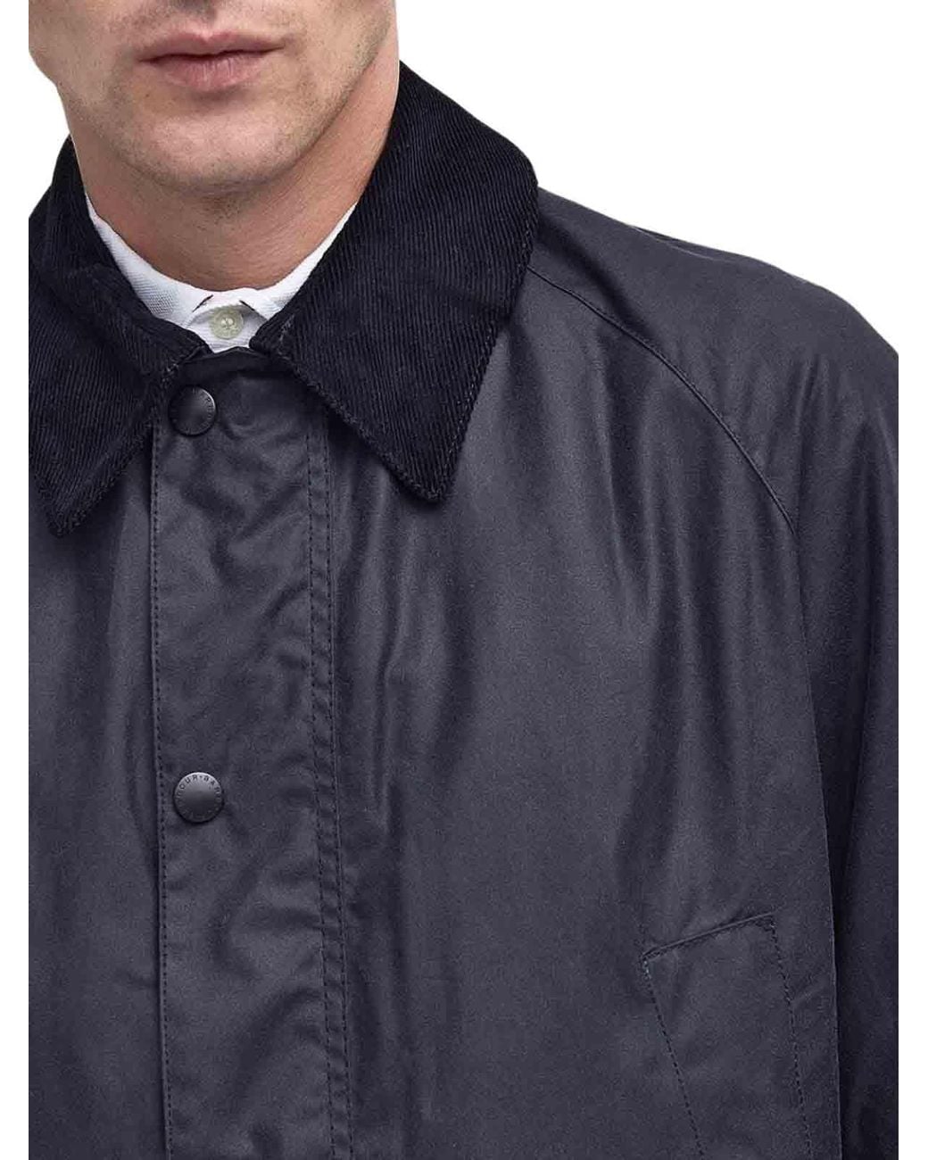 Barbour Blue Ashby Wax Jacket for men