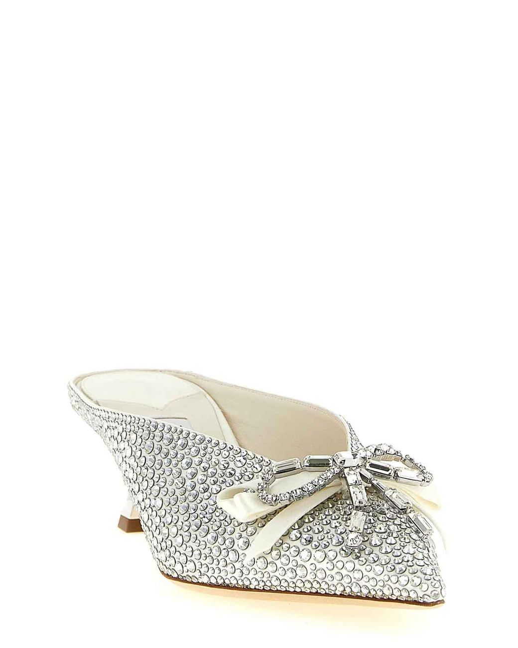 Jimmy Choo Metallic Auria Sabots