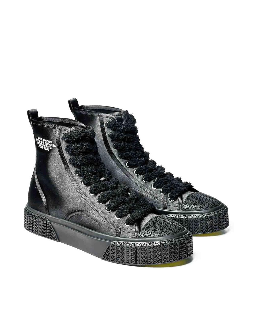 Marc Jacobs Black The High Top Sneakers