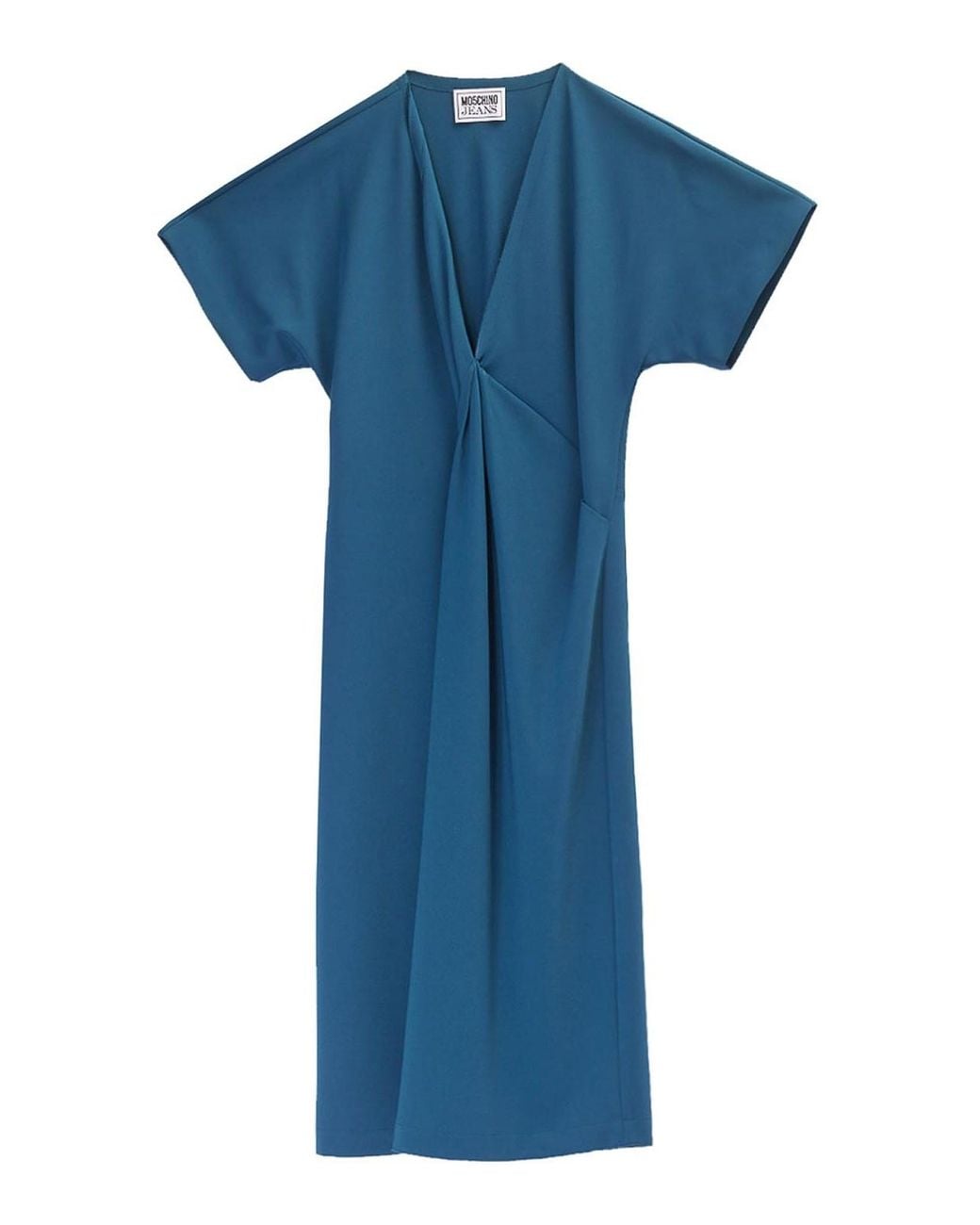 Moschino Blue Half -Sleeve Dress