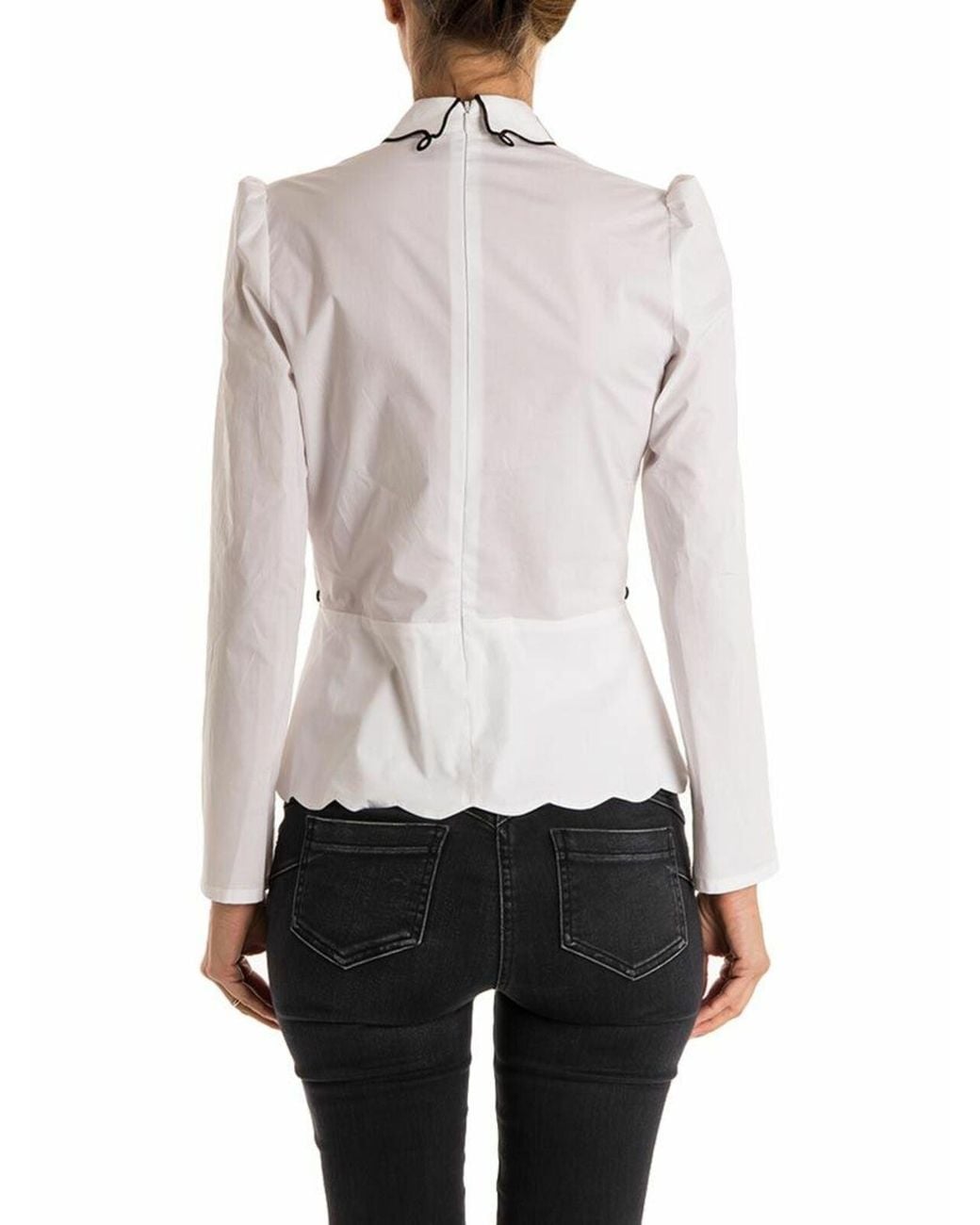 Vivetta Gray Cotton Blouse