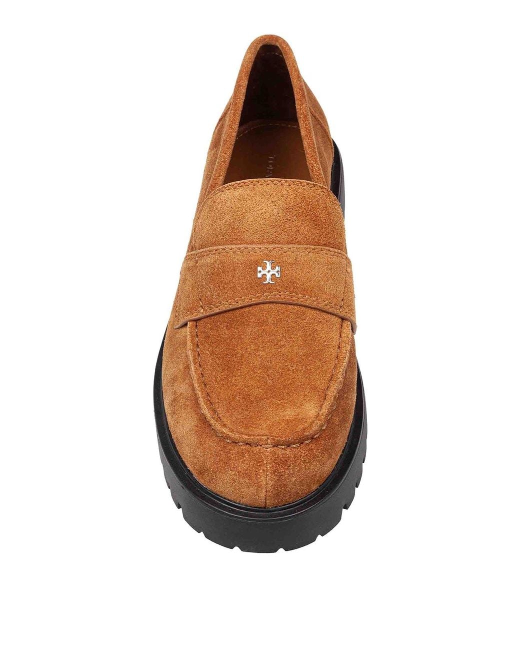 Tory Burch Brown Tobacco Suede Moccasin