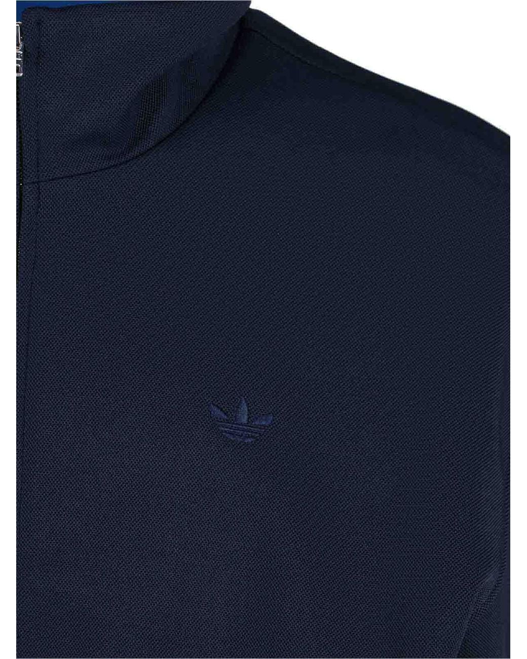 Adidas Originals Blue Logo Zip Jacket for men